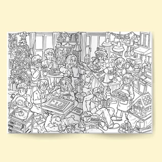 Winter Memo สมุดระบายสี 24 หน้า ขนาด 19x26.88cm