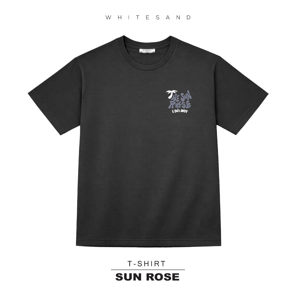 WhiteSand T-Shirt | เสื้อยืดแขนสั้น ลาย Sun Rose
