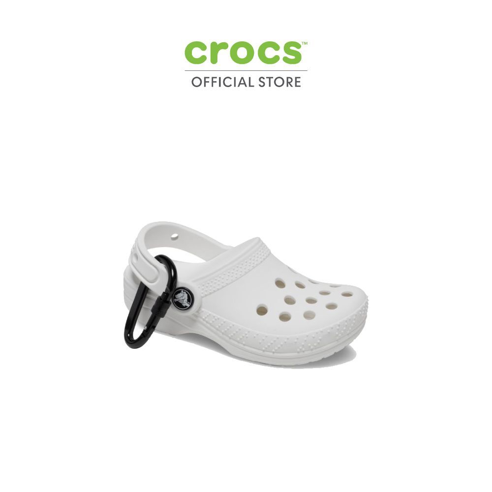 CROCS พวงกุญแจ CLASSIC CLOG POUCH BAG CHARM  รุ่น CS 212288-100 - WHITE