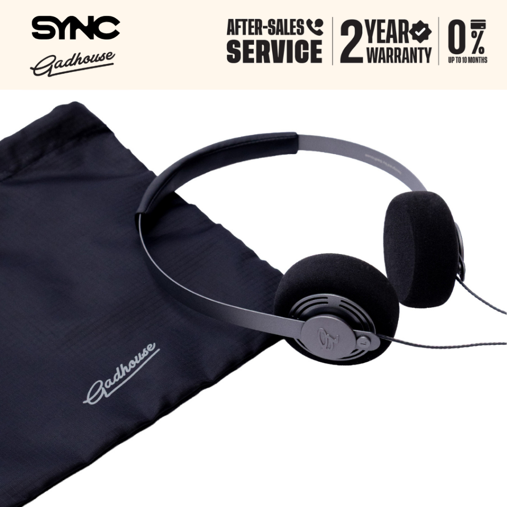 Gadhouse Wesley & Pouch | หูฟังมีสาย Wesley และกระเป๋าใส่หูฟัง