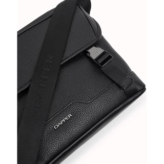 DAPPER กระเป๋าเอกสาร Double Buckle Messenger Bag สีดำ (BM4/BK/1312SF)