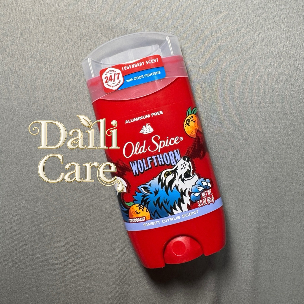 Old Spice Wolfthorn Deodorant Stick (เนื้อฟ้า)