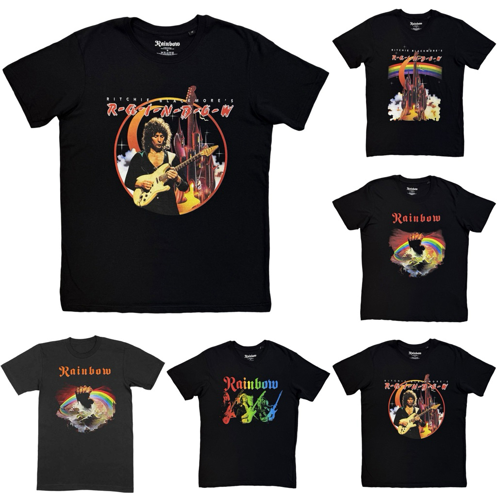 🇬🇧เปิด PREORDER เสื้อวง RAINBOW T-SHIRT ลิขสิทธิ์ของแท้ UK 🤘🔥