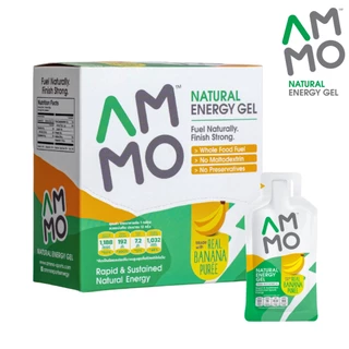 AMMO Natural Energy Gel Box (12 ซอง) เจลให้พลังงาน ใช้วัตถุดิบจากธรรมชาติ