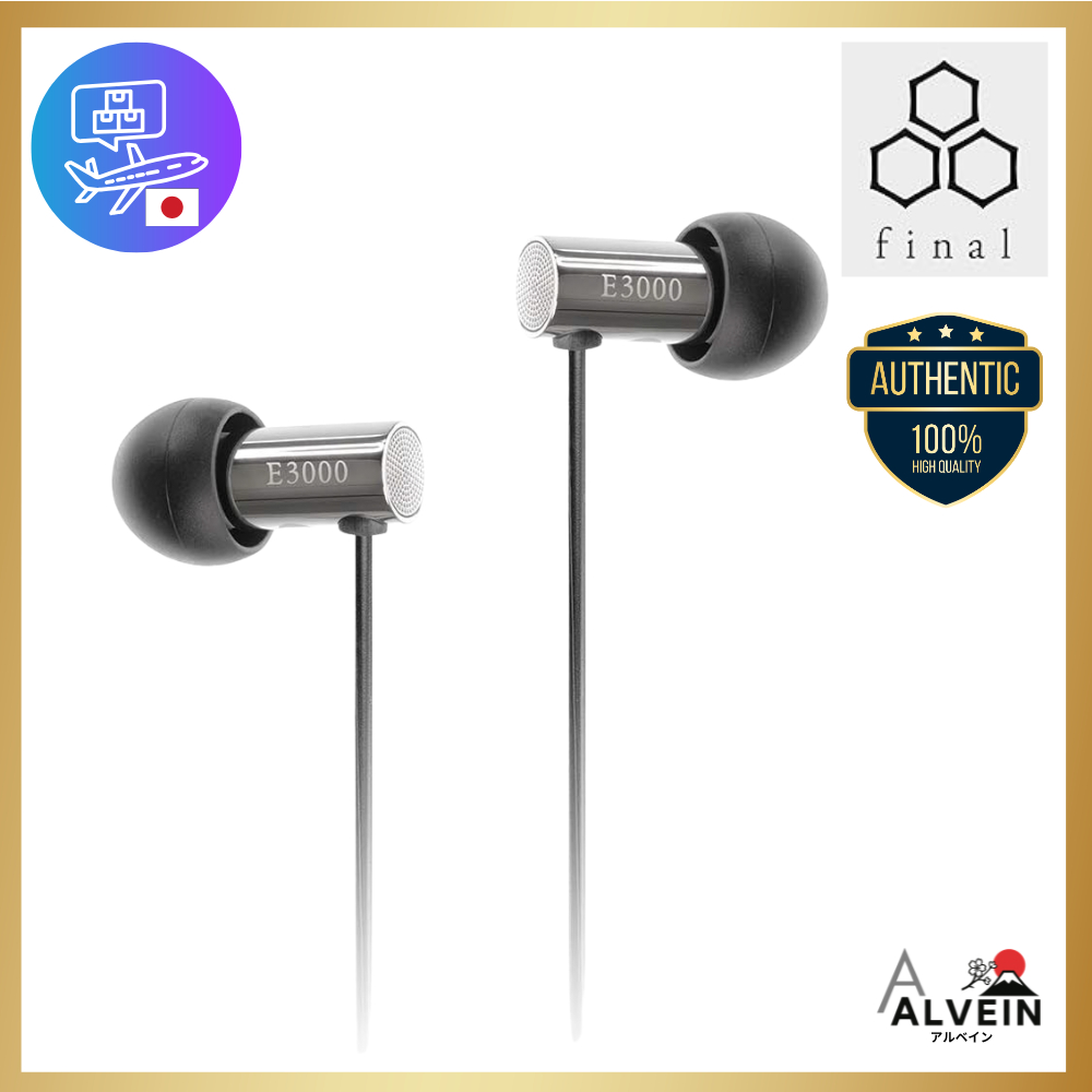 【Direct From Japan】final E3000 In-Ear Headphones FI-E3DSS
