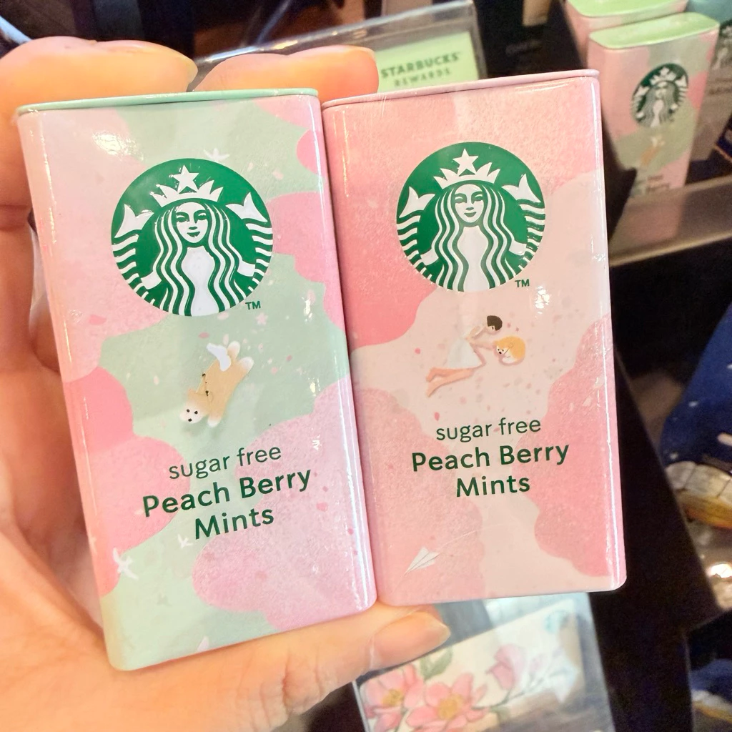 💯%Starbucks ลูกอม,Gum หมากฝรั่ง Starbucks Sugar-free ของแท้จาก SHOP ทุกชิ้น