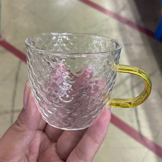 แก้วกาแฟมีหูจับ แก้วใส แก้วดริปกาแฟ แก้วน้ำดื่ม แก้วสีใส แก้…