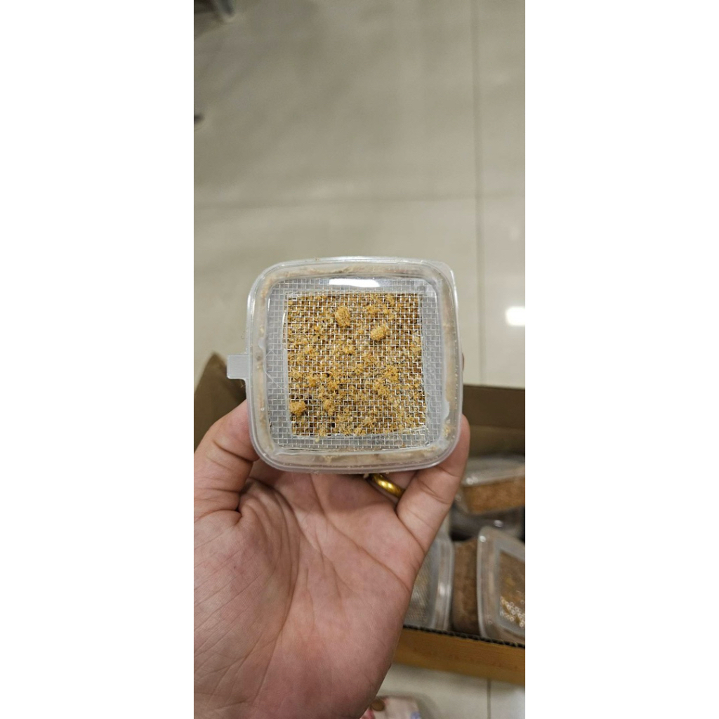 Waxworms หนอนเเว็กซ์ อาหารชูก้าร์ไกลเดอร์  กระรอก หนู นก ปลา ***100 กรัม