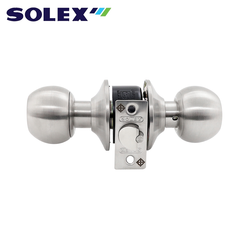 SOLEX ลูกบิดแสตนเลส No.600SS SUS304 ห้องทั่วไปมีกุญแจ (มอก.)