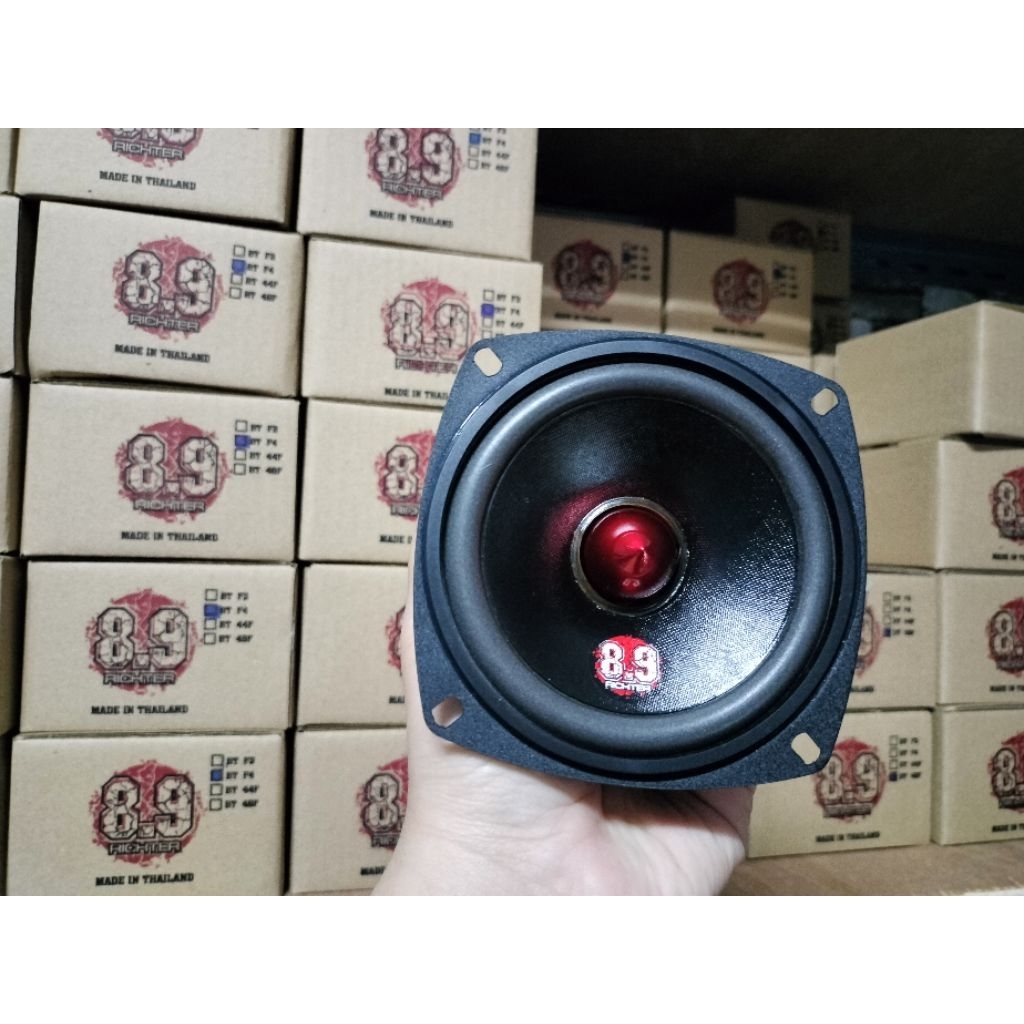 🔊ของแท้💯เสียงกลาง 4นิ้ว 8.9 ริกเตอร์ เฟสปลั๊ก 8โอม 50วัตต์