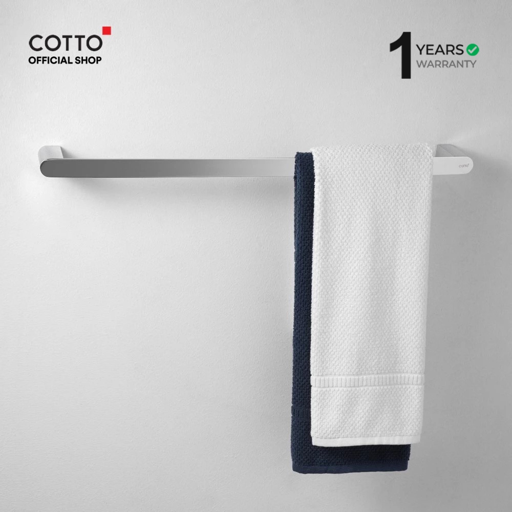 COTTO ราวแขวนผ้ายาว 45 ซม.โลหะคุณภาพสูง CT0284(HM)