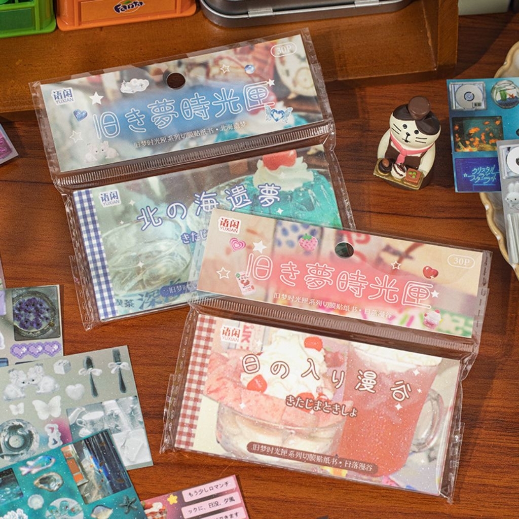 🇹🇭★สมุดสติกเกอร์★ 30 แผ่น ได้ sticker มากกว่า 900+ ชิ้น | sticker book japanese