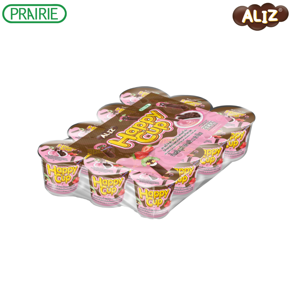 อลิซ แฮปปี้คัพ ดิปวิทสตรอเบอร์รี 20ก. I Aliz Happy Cup Dip with Strawberry 20 g.