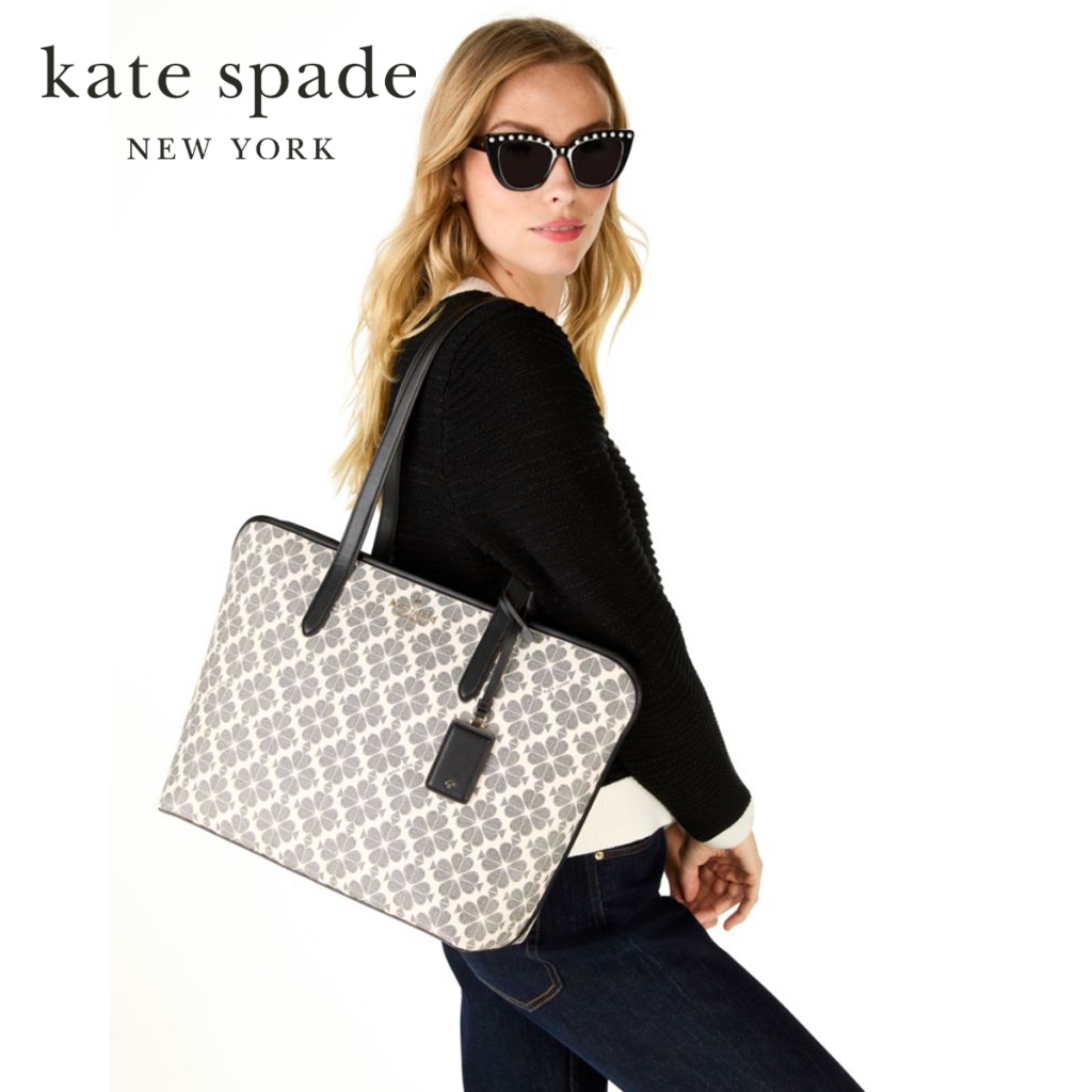 Kate Spade حقيبة توت Signature Spade Flower كبيرة — صورة 2