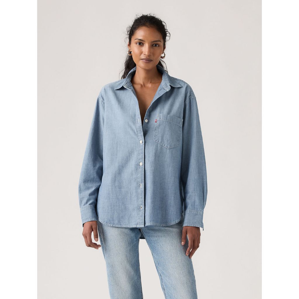 เสื้อเชิ้ตผู้หญิง Levi's® Women's Harlie Boyfriend Shirt