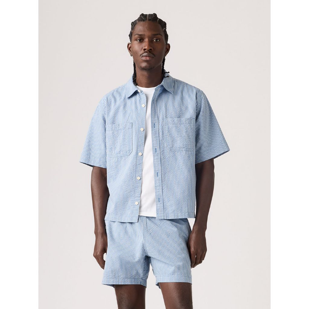 เสื้อเชิ้ตผู้ชาย Levi's® Men's Short-Sleeve Mechanic Boxy Shirt