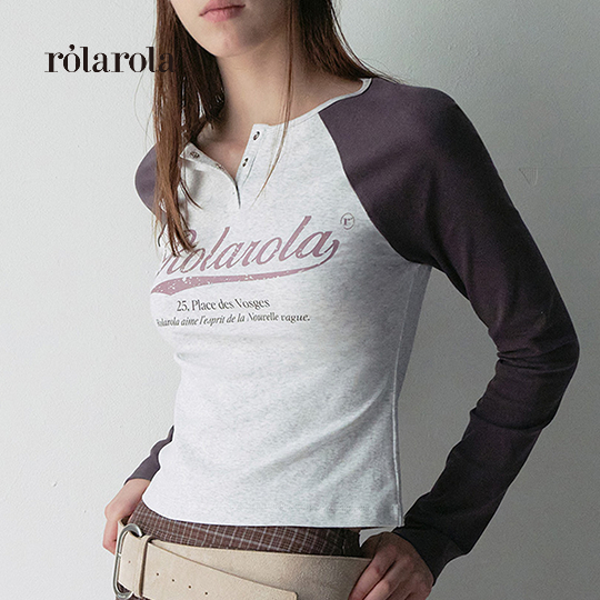 ROLAROLA - VINTAGE LOGO RAGLAN T-SHIRT (WHITE)