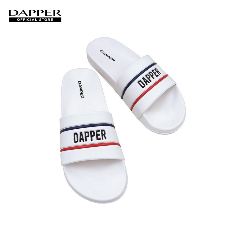 DAPPER รองเท้าแตะ DAPPER Nautical Pool Slide Sandals สีขาว (HSP/WH/1689SL)