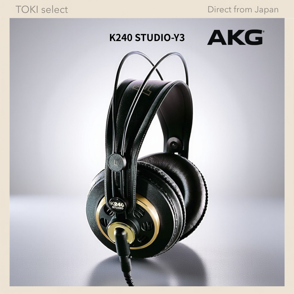 AKG K240 Studio Semi-Open Monitor Headphones Professional OverEar Wired for Recording Mixing Podcast