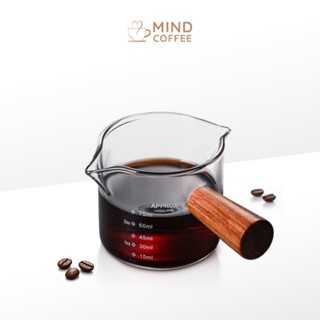 ถ้วยตวง ถ้วยตวงด้ามไม้ แก้วตวงกาแฟ สำหรับตวงกาแฟ ตวงนม 75ml …