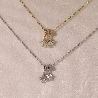 Socrush.bkk | FAIRY BLINK necklace🧚🏻‍♀️✨ | SN-002 | สร้อยคอ จี้ดาว จี้ผีเสื้อ