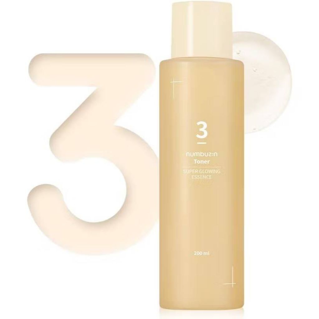 Numbuzin No.3 Super Glowing Essence Toner (200ml) 
