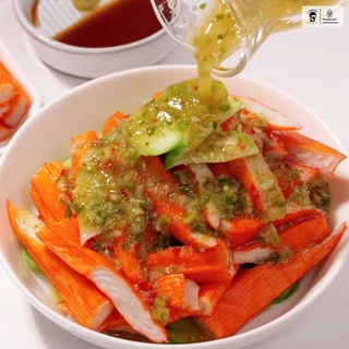 ปูอัดนินจา 40 แท่ง 500 กรัม น้ำตาลต่ำ [แถมโชยุ วาซาบิ] สินค้าบรรจุในหีบห่ออย่างดี เก็บได้นาน 18 เดือน พร้อมส่ง