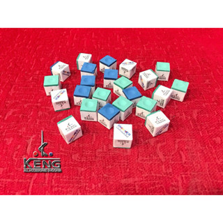 ชอล์กฝนหัวคิว keng chalk ชอล์กเกรด พรีเมียมสีน้ำเงิน สีเขียว…