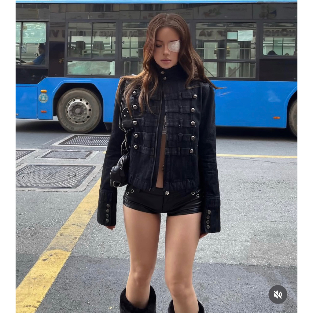 พร้อมส่ง twenti denim jacket+กางเกง