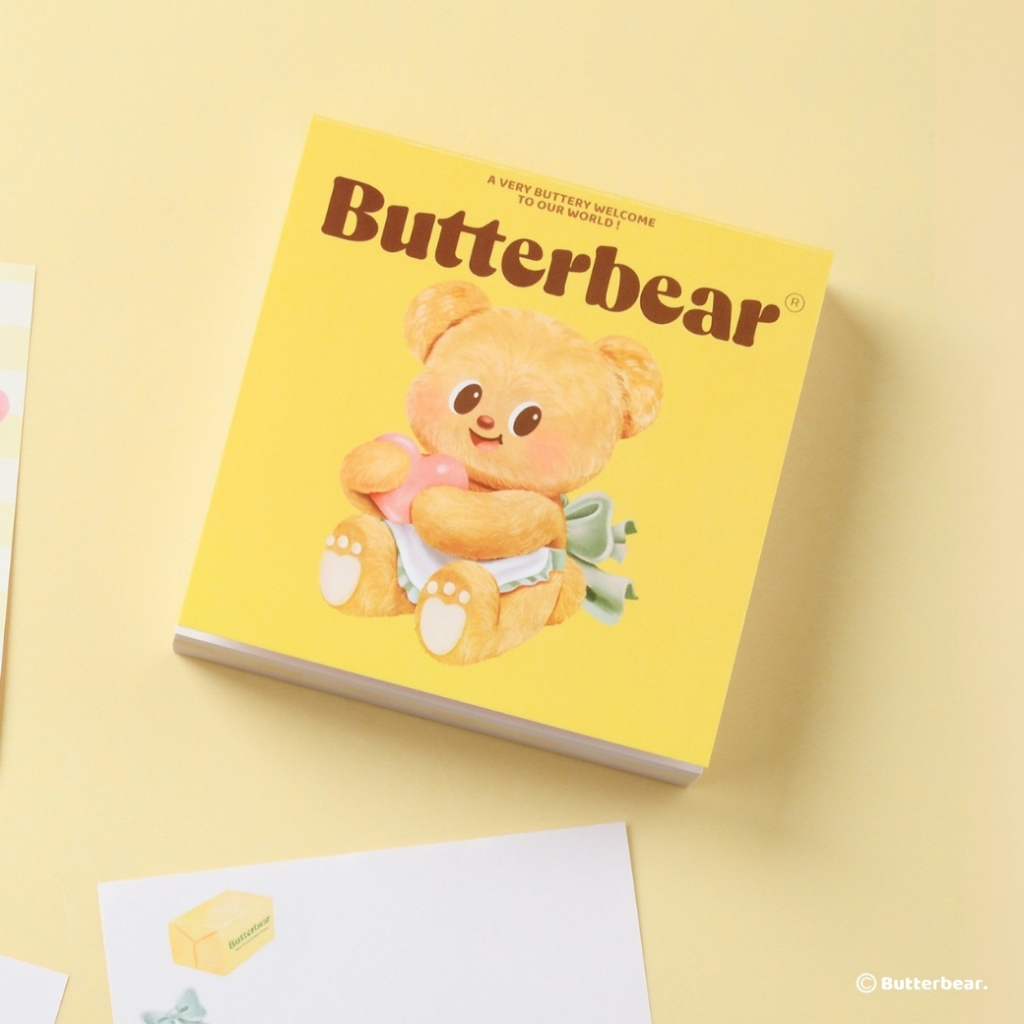 โน้ตแพดเล่มเล็ก (NOTEPAD BUTTERBEAR)