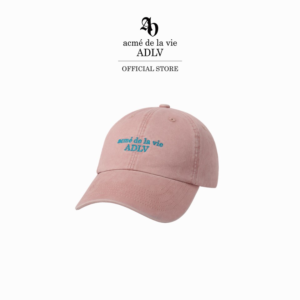 ADLV [acme de la vie] หมวก รุ่น Kachion Basic Logo Ball Cap Pink (50112SKCCAU_S6PIXX)