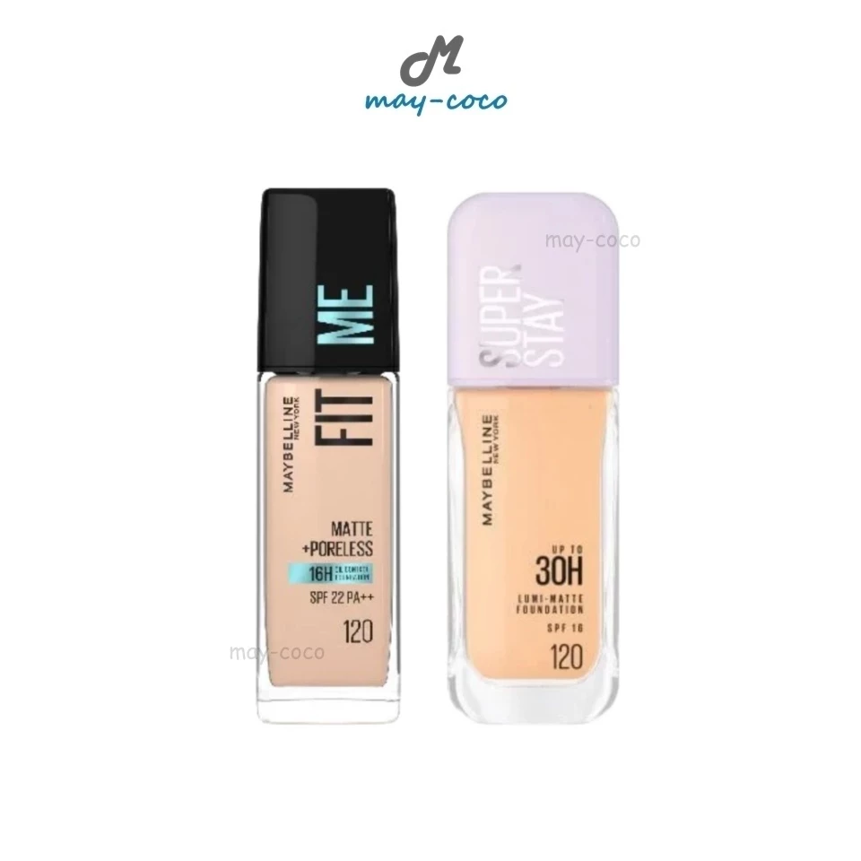 ถูก/แท้/มีไลฟ์ รองพื้น Maybelline Fit Me Matte Poreless/Superstay Lumi Matte รองพื้นเมย์เบลลีน