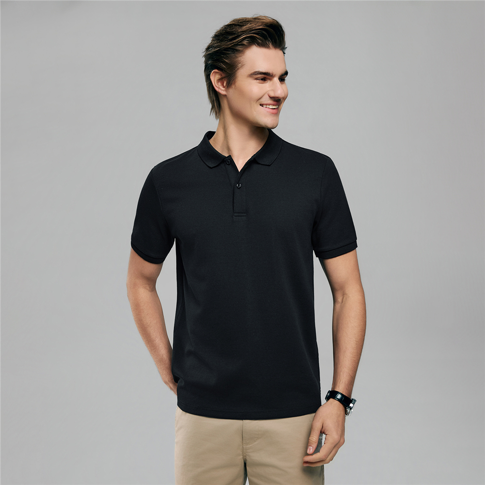 GIORDANO เสื้อโปโลผู้ชาย Men's Slim Waffle Texture Polo 01016295