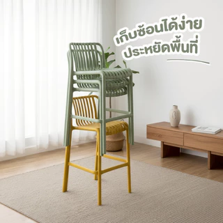 DUDEE เก้าอี้ รุ่น DD-252 เก้าอี้พลาสติก แข็งแรง ทนทาน