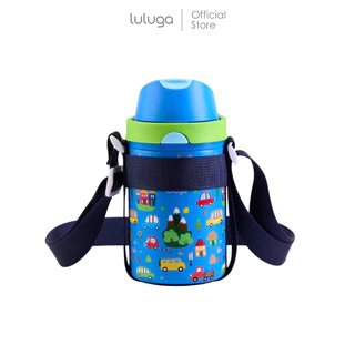 สายสะพายขวดน้ำ LULUGA สำหรับขวด 12oz และ 18oz ปรับระดับได้ พกพาสะดวก [เฉพาะสาย]