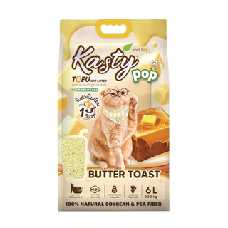 *6 L* Kasty ทรายแมวเต้าหู้ธรรมชาติ ขนาด 6 ลิตร