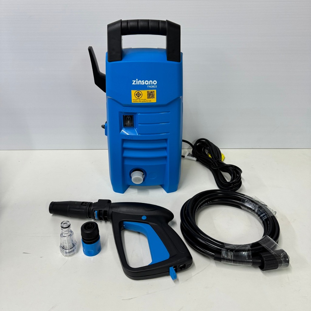 ZINSANO เครื่องฉีดน้ำแรงดันสูง 80 บาร์ รุ่น FA0803 รับประกัน 1 ปี