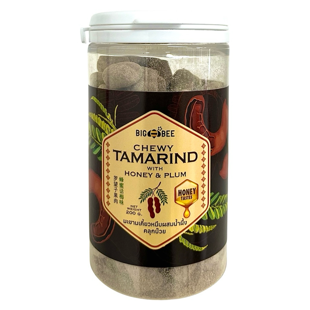 มะขามน้ำผึ้งคลุกบ๊วย ตราบิ๊กบี Big Bee Tamarind ขนาด 200g