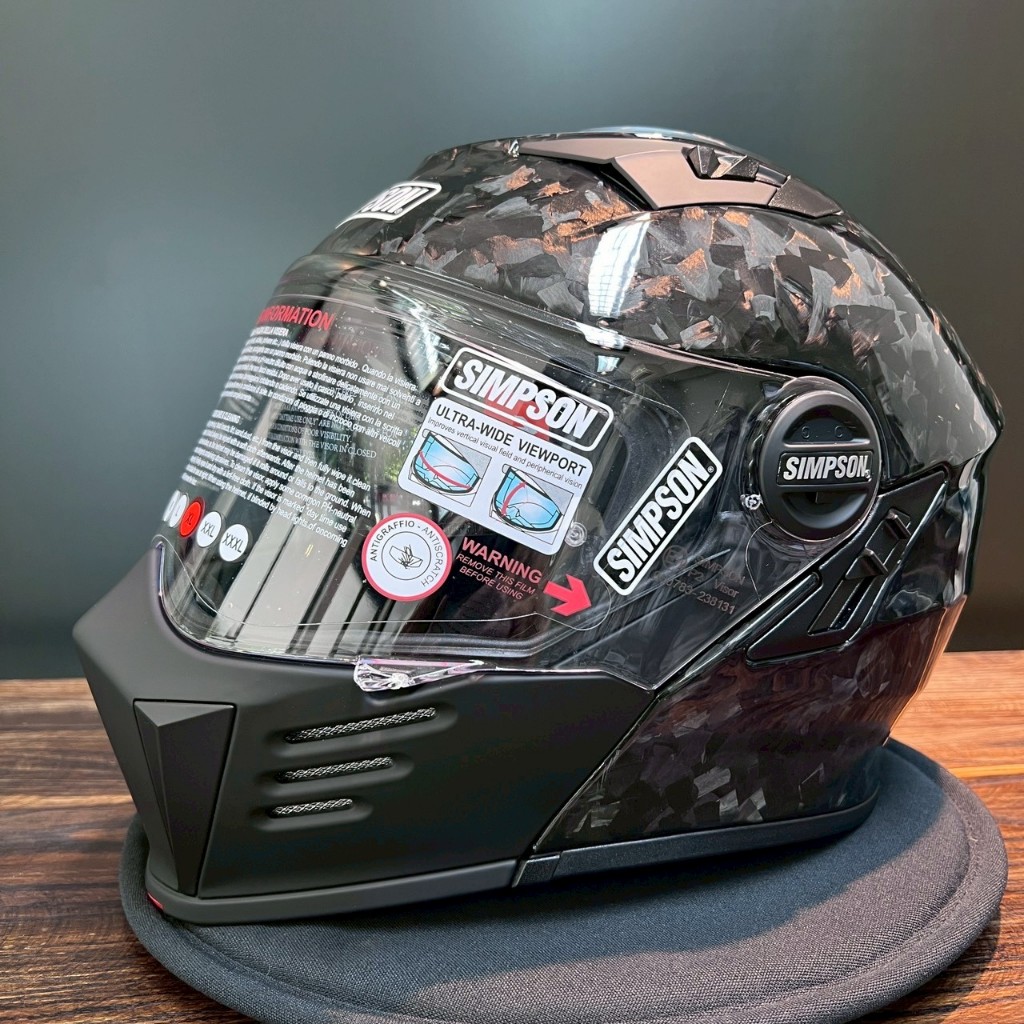 หมวกกันน็อค SIMPSON HELMET - MOD BANDIT CARBON By Life and Kustom - รูปที่ 6