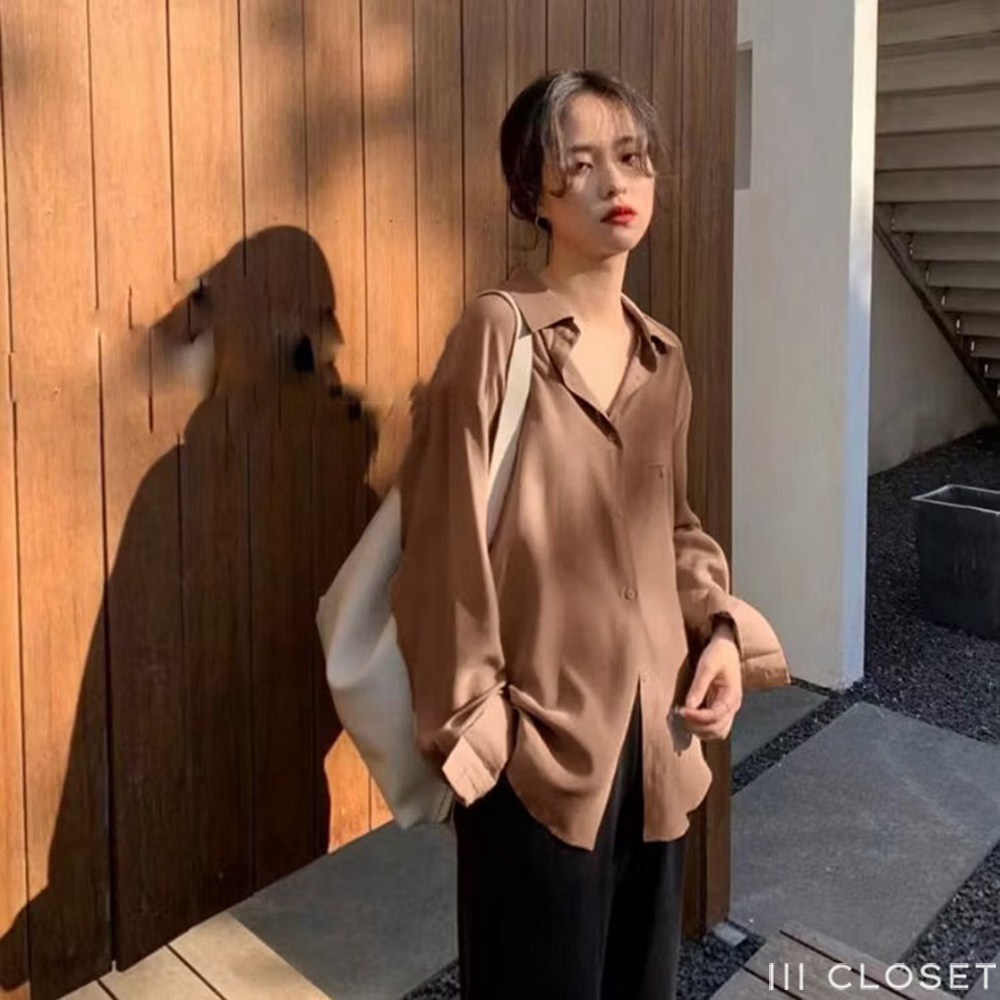 เสื้อเชิ้ต lll Size S, M, L lll IT022 เสื้อเชิ้ต แขนยาว กระดุมหน้า รุ่นคลาสสิคตลอดกาล ผ้าไหมอิตาลี ผ้าดี สวมใส่สบาย รูปที่ 5