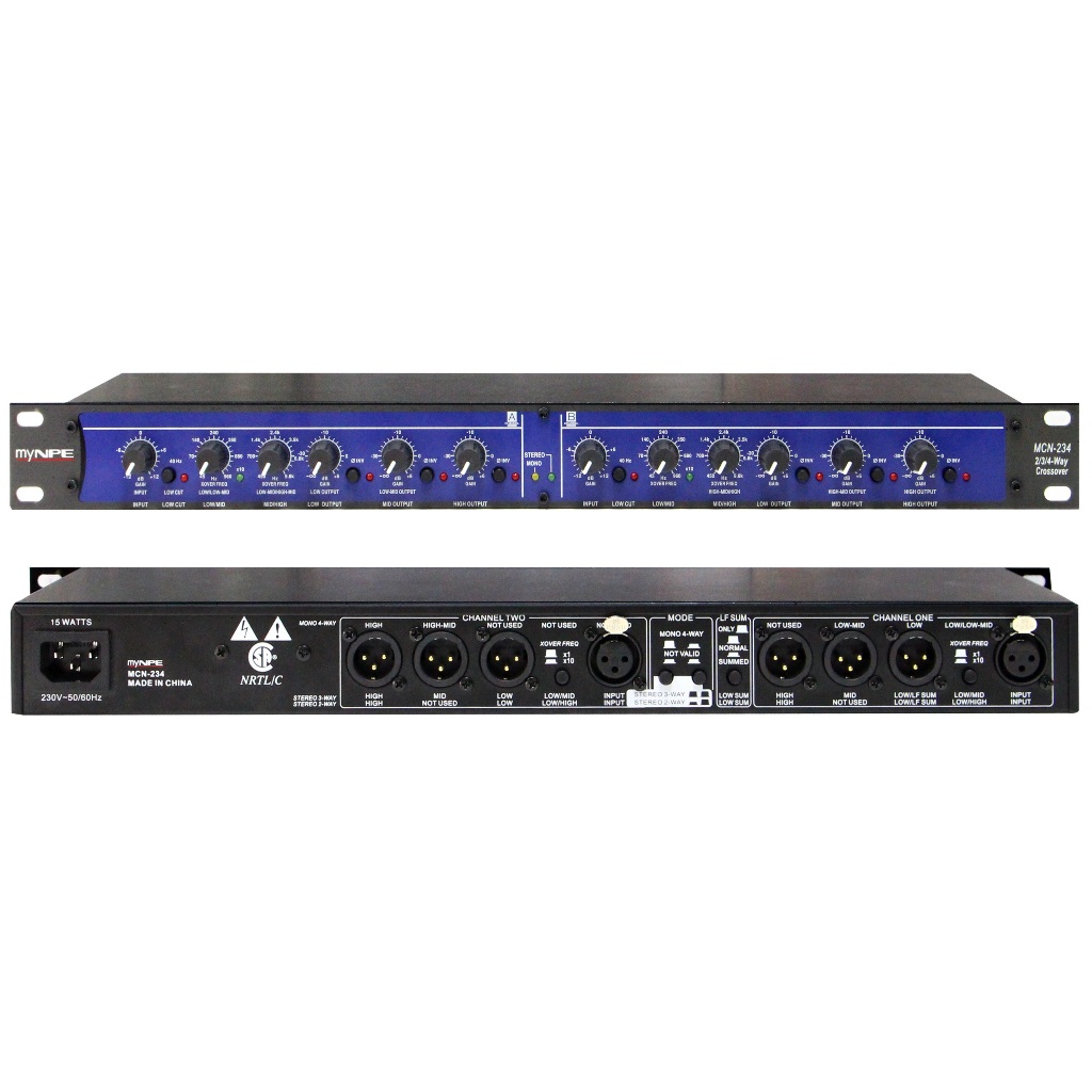 myNPE Crossover 3 Way Stereo MCN-234