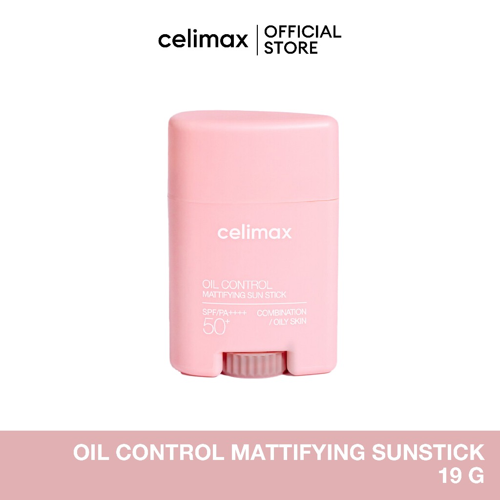 Celimax Oil Control Mattifying Sunstick 19G กันแดดสติ๊กคุมมัน กันน้ำกันเหงื่อ เนื้อบางเบาเติมได้ระหว่างวัน