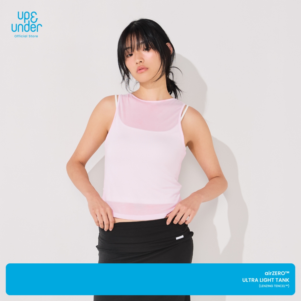 UP&UNDER: airZERO Ultra Light Tank (Lenzing TENCEL™) เสื้อกล้าม เส้นใยจากธรรมชาติ เบา โปร่ง ช่วยให้ผิวรู้สึกเย็นสบาย