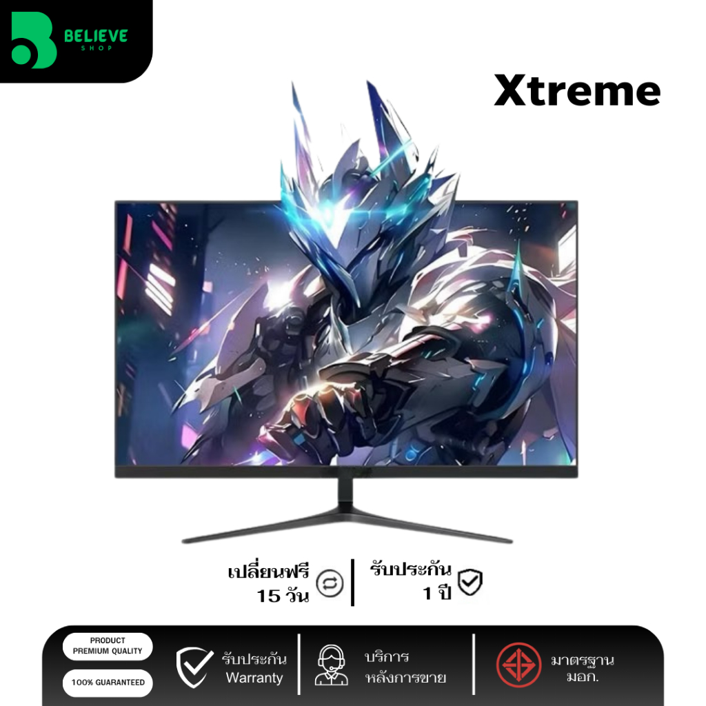 จอคอมพิวเตอร์ 27 นิ้ว 144Hz  FULL HD สินค้ารับประกัน 1 ปี มีลำโพงในตัว พร้อมส่งในไทย