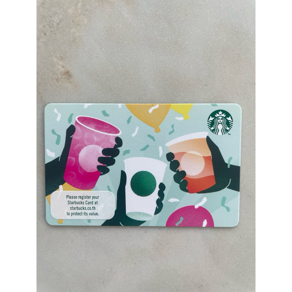 บัตรสตาร์บัคส์มูลค่า 500 บาท Starbucks card 500