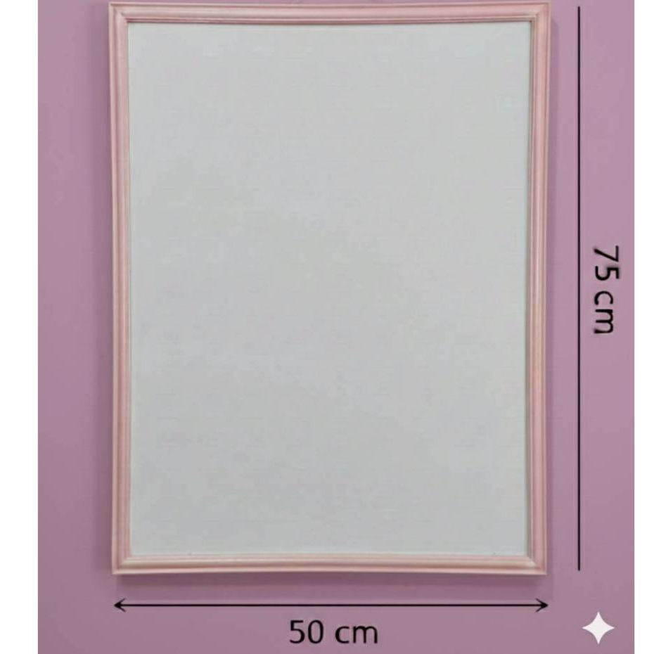 กรอบรูปสีชมพู75x50cm. กรอบรูป75x50cm. สีชมพู ทันสมัย กรอบรูปแขวนผนัง กรอบรูปสีพาสเทล กรอบรูปวินเทจ ก