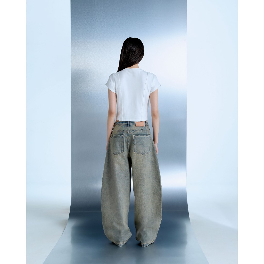 Rusty Constructed Barrel Jeans