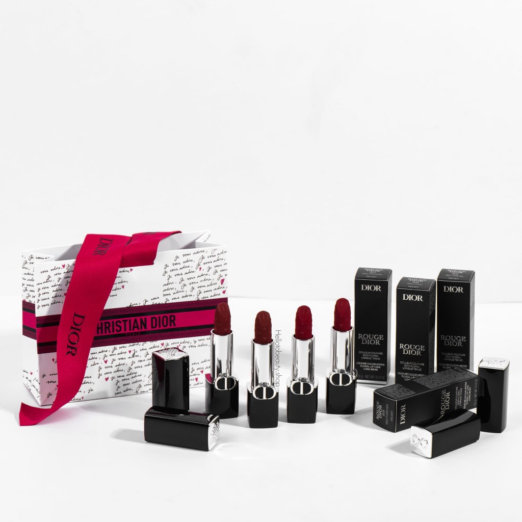 DIOR ลิปสติก ROUGE DIOR รุ่นลิมิเต็ดเอดิชั่น เนื้อกำมะหยี่ 3.5 กรัม (แถมถุงแบรนด์)