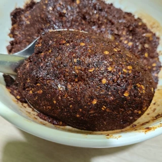 น้ำพริกตาแดงสูตรโบราณแบบบ้านๆ อร่อยครบรสไม่ต้องปรุงเพิ่มทำวันต่อวันไม่ใส่สารกันบูดสดสะอาดปลอดภัยทานกับอะไรก็อร่อย