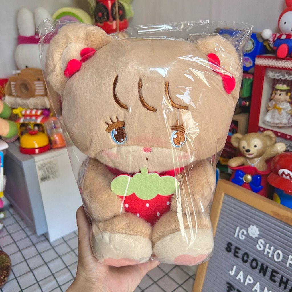 ตุ๊กตามิคโกะ Mikko สีน้ำตาลป้ายห้อย